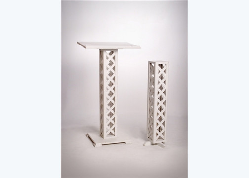 Lattice Guest Book Stand & Plant Stand